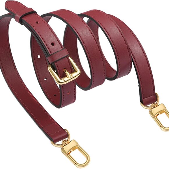 Vachetta Leather Adjustable Crossbody Strap Replacement for Luggage Bag - Picture 1 of 6